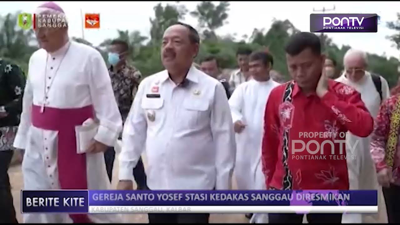 Gereja Santo Yosef Stasi Kedakas Sanggau Diresmikan Pontv