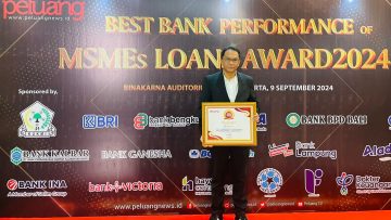 Bank Kalbar Peroleh Predikat Sangat Prima di Ajang Best Bank Performance MSMEs Loans Awards 2024