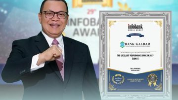 Bank Kalbar Raih Dua Penghargaan dari Infobank Media Group